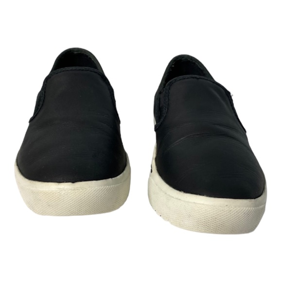 Sorel Campsneak Black Leather Casual Sneakers Slip-on Shoes 8 - Picture 8 of 9